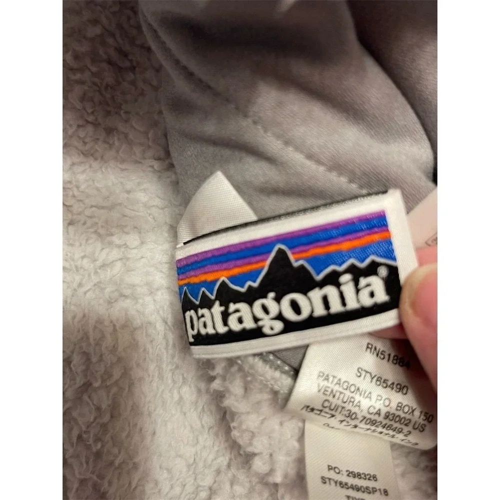 Patagonia Girl's Los Gatos Vest‎ Gray Size 14 XL Casual Zip-Up
